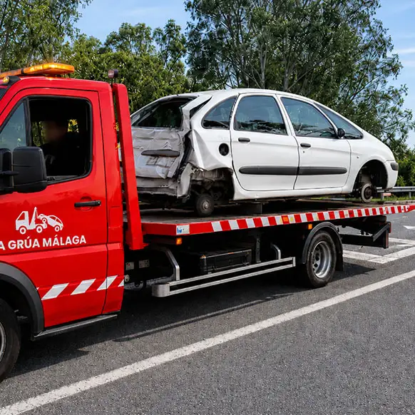 baja de vehiculo grua málaga baja de vehículo con grúa en málaga
