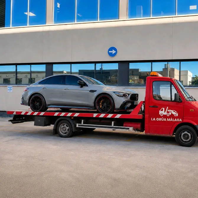 servicio de grua para recoger coche en malaga
