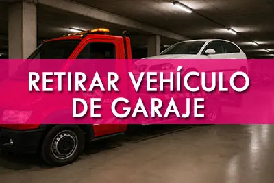 sacar coche de garaje con grua en malaga